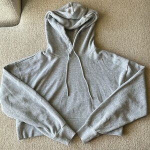 Sunday Best Baby Waffle Relaxed Hoodie Gray